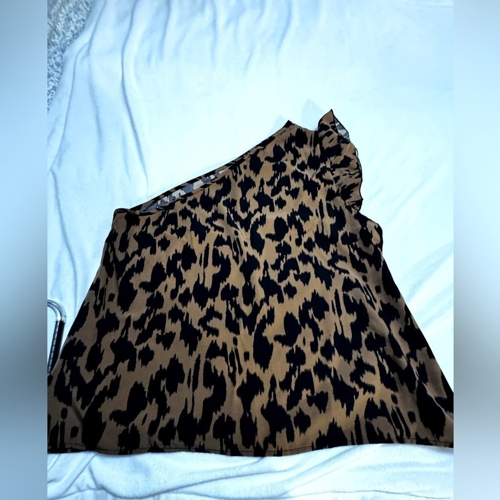 Animal print one shoulder 2XL from SHEIN